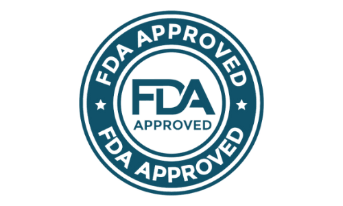 FDA Registered Facility logo, signifying Kerassentials production adheres to strict FDA regulations.