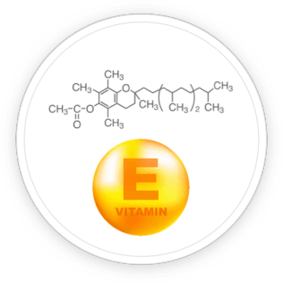 Vitamin E capsules, symbolizing Tocopheryl Acetate's antioxidant protection for healthier nails and skin.